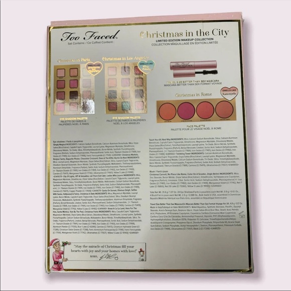 TOO FACED MAKEUP KIT LIMITED EDITION. Christmas in the City BRAND NEW - Picture 3 of 6